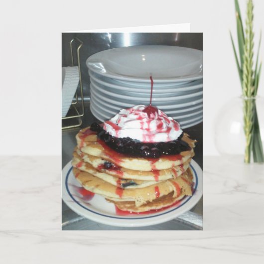 "Memorial Day Pancakes" Dankeschön Karte (Vorderseite)