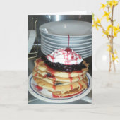"Memorial Day Pancakes" Dankeschön Karte (Gelbe Blume)