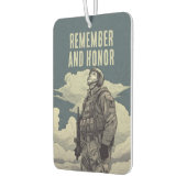 Memorial Day Soldier Clouds Remember and Honor Autolufterfrischer (Links)