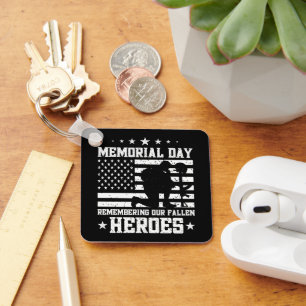 Memorial Day Vintag Design Veterans Day USA Flag Schlüsselanhänger