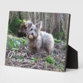 Memorial Dein Foto für immer in unseren Herzen Fotoplatte (Seite)