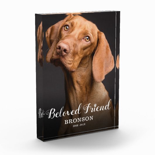 Memorial | Dog Foto Beloved Friend (Links)