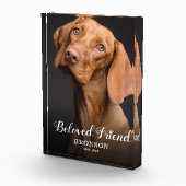 Memorial | Dog Foto Beloved Friend (Rechts)