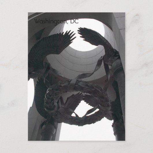 Memorial Eagles Postkarte (Vorderseite)