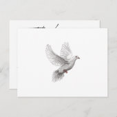 Memorial Einfach Minimalistisch Dankeschön-Karte - Postkarte (Vorne/Hinten)