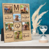 Memorial Einzigartiges Dog-FotoCollage Fotoplatte (Seite)