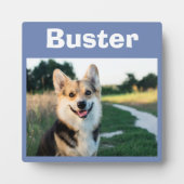 Memorial-Erinnerung für Hunde Fotoplatte (Vorderseite)
