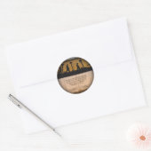 Memorial Fade to Black Round Stickers (Umschlag)