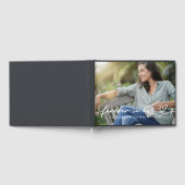 Memorial Forever hört einfaches modernes Foto Gästebuch (Voll)