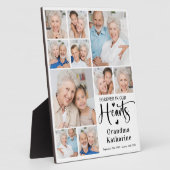 Memorial Forever in unserem Herz Custom 10 Foto Fotoplatte (Seite)