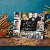 Memorial FOREVER IN UNSEREN HERZEN 10 Foto Keepake Fotoplatte (Seite)