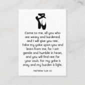 Memorial Foto Ballet Slippers Tänzerin Visitenkarte (Vorderseite)