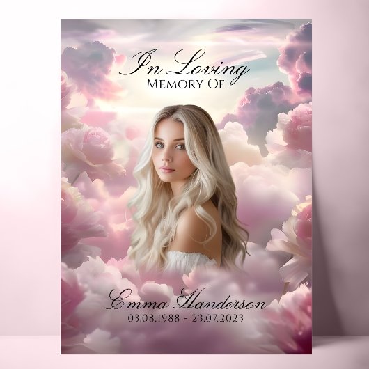 Memorial Foto Begrüßungszeichen Poster