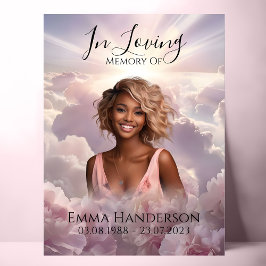 Memorial Foto Begrüßungszeichen Poster