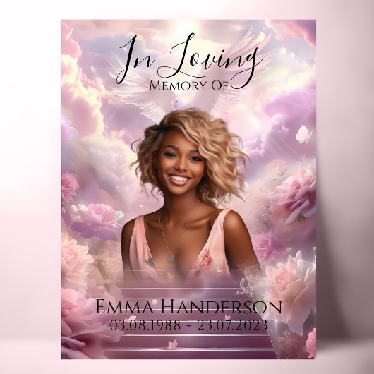 Memorial Foto Begrüßungszeichen Poster