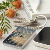 Memorial Foto Christlich Pilot Flugzeug Flug Schlüsselanhänger (Vorderseite rechts)