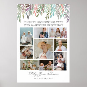 Memorial Foto Collage Beerdigung Beileid Poster
