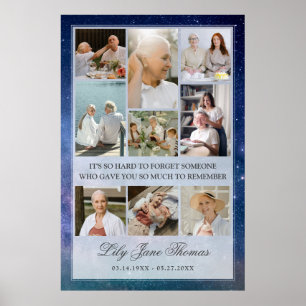 Memorial Foto Collage Beerdigung Beileid Poster