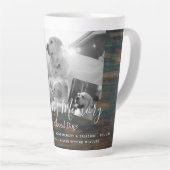 Memorial Foto Collage Erinnerungsgedicht für Hunde Milchtasse (Rechte Ecke)