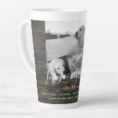 Memorial Foto Collage Erinnerungsgedicht für Hunde Milchtasse (Linke Ecke)