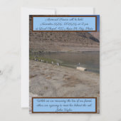 Memorial Foto Collage Herzlich Willkommen auf der Einladung (Rückseite)