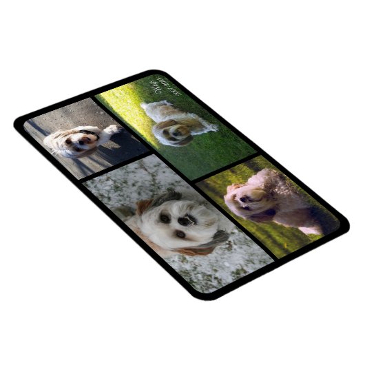 Memorial Foto Collage Name mit Daten Magnet (Rechte Seite)