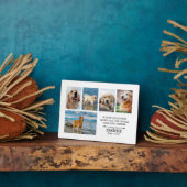 Memorial Foto Collage Personalisiert Fotoplatte (Seite)