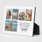 Memorial Foto Collage Personalisiert Fotoplatte (Seite)