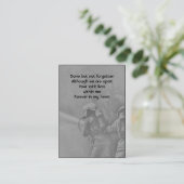 Memorial Foto Fireman Fire Fighter Rescue Visitenkarte (Stehend Vorderseite)