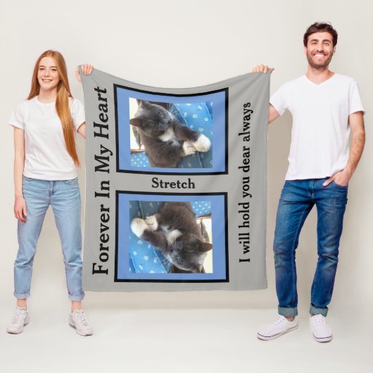 Memorial Foto Fleece Blanket (Beispiel)