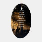 Memorial Foto Forest Trail Wandern Keramik Ornament (Rechts)