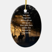 Memorial Foto Forest Trail Wandern Keramik Ornament (Vorne)