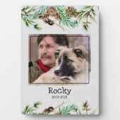 Memorial-Foto Fotoplatte (Vorderseite)