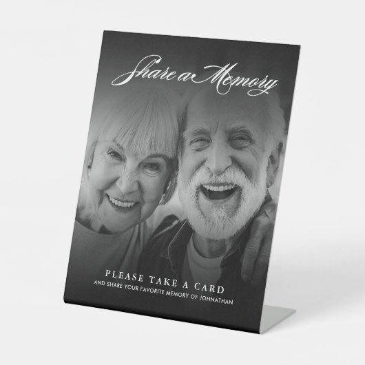 Memorial-Foto für ein gedächtnisfreies Skript Sockelschild (Vorderseite)