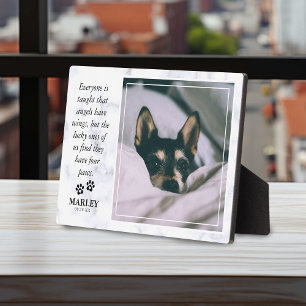 Memorial-Foto für Haustiere mit Verlust Fotoplatte