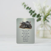 Memorial Foto Gebet 4x4Truck Off-Road Monster B Visitenkarte (Stehend Vorderseite)
