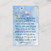 Memorial Foto Gebet Niedliche Kleine Maus Kinder Visitenkarte (Vorderseite)