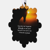 Memorial Foto Gebet Pferde Western Ornament Karte (Linke Ecke)