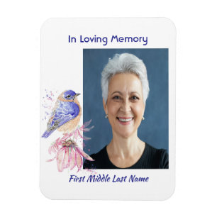 Memorial Foto Geem Bluebird Garden Bird Magnet