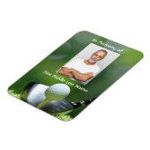 Memorial Foto Golfer Golfplatz Golfspielen Magnet (Linke Seite)