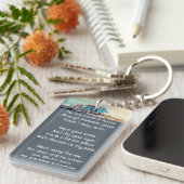 Memorial Foto Keepake Semi Truck Trailer Schlüsselanhänger (Vorderseite rechts)