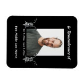 Memorial Foto Motorrad Magnet (Horizontal)