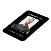 Memorial Foto Motorrad Magnet (Linke Seite)