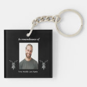 Memorial Foto Motorrad Schlüsselanhänger (Rückseite)