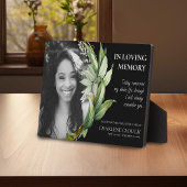 Memorial Foto Platte Greenery Foliage Fotoplatte