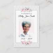 Memorial Foto Praetkarte | Das Gebet des Herrn Visitenkarte (Vorderseite)