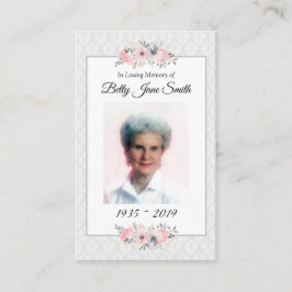 Memorial Foto Praetkarte | Das Gebet des Herrn Visitenkarte