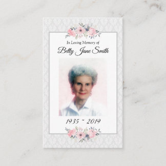 Memorial Foto Praetkarte | Das Gebet des Herrn Visitenkarte