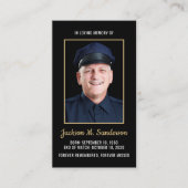 Memorial Foto Telefonnummerkarte (Vorderseite)