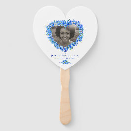 Memorial Foto vergiss-me-not-heart-Programm Fächer